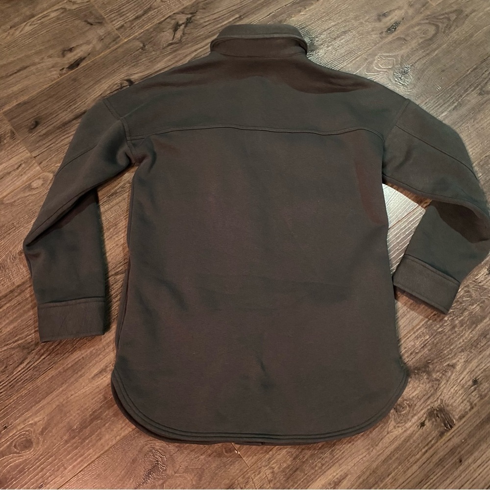 Lazy Pants‎ Fleece Shacket green small - Picture 5 of 11